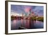 Tampa, Florida, USA Downtown City Skyline over the Hillsborough River.-SeanPavonePhoto-Framed Photographic Print