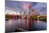 Tampa, Florida, USA Downtown City Skyline over the Hillsborough River.-SeanPavonePhoto-Mounted Photographic Print