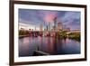 Tampa, Florida, USA Downtown City Skyline over the Hillsborough River.-SeanPavonePhoto-Framed Photographic Print