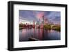 Tampa, Florida, USA Downtown City Skyline over the Hillsborough River.-SeanPavonePhoto-Framed Photographic Print