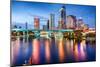 Tampa, Florida, USA Downtown City Skyline over the Hillsborough River.-SeanPavonePhoto-Mounted Photographic Print