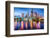 Tampa, Florida, USA Downtown City Skyline over the Hillsborough River.-SeanPavonePhoto-Framed Photographic Print