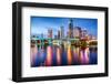 Tampa, Florida, USA Downtown City Skyline over the Hillsborough River.-SeanPavonePhoto-Framed Photographic Print