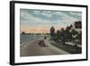 Tampa, Florida - View of Bayshore Blvd-Lantern Press-Framed Art Print