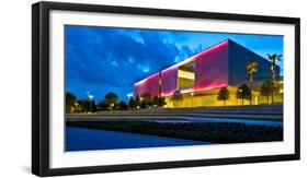 Tampa Museum of Art at dusk, Tampa, Hillsborough County, Florida, USA-null-Framed Photographic Print