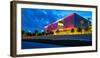 Tampa Museum of Art at dusk, Tampa, Hillsborough County, Florida, USA-null-Framed Premium Photographic Print