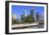 Tampa Skyline and Hillsborough River, Tampa, Florida, United States of America, North America-Richard Cummins-Framed Photographic Print