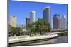 Tampa Skyline and Hillsborough River, Tampa, Florida, United States of America, North America-Richard Cummins-Mounted Photographic Print