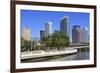 Tampa Skyline and Hillsborough River, Tampa, Florida, United States of America, North America-Richard Cummins-Framed Photographic Print