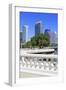 Tampa Skyline and Linear Park, Tampa, Florida, United States of America, North America-Richard Cummins-Framed Photographic Print