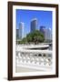 Tampa Skyline and Linear Park, Tampa, Florida, United States of America, North America-Richard Cummins-Framed Photographic Print