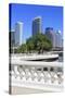 Tampa Skyline and Linear Park, Tampa, Florida, United States of America, North America-Richard Cummins-Stretched Canvas