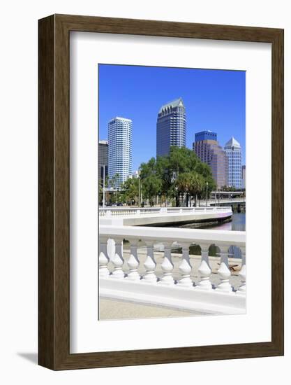 Tampa Skyline and Linear Park, Tampa, Florida, United States of America, North America-Richard Cummins-Framed Photographic Print