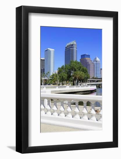 Tampa Skyline and Linear Park, Tampa, Florida, United States of America, North America-Richard Cummins-Framed Photographic Print