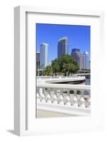 Tampa Skyline and Linear Park, Tampa, Florida, United States of America, North America-Richard Cummins-Framed Photographic Print