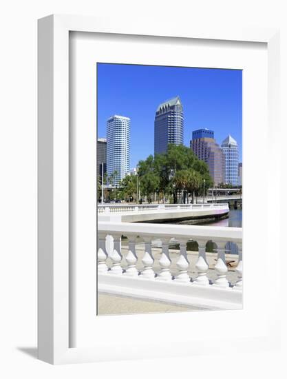 Tampa Skyline and Linear Park, Tampa, Florida, United States of America, North America-Richard Cummins-Framed Photographic Print