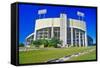 Tampa Stadium, home of the Buccaneers, Tampa Bay, Florida-null-Framed Stretched Canvas