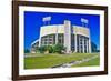 Tampa Stadium, home of the Buccaneers, Tampa Bay, Florida-null-Framed Photographic Print