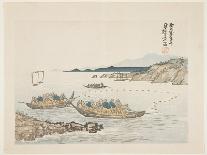 Fishing Boats, 1893-Tamura Gessh?-Stretched Canvas