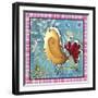 Tan and Red Bird-Megan Aroon Duncanson-Framed Giclee Print