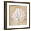 Tan and White-Sarah Parker-Framed Art Print