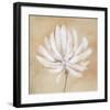 Tan and White-Sarah Parker-Framed Art Print