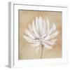 Tan and White-Sarah Parker-Framed Art Print