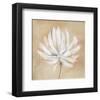 Tan and White-Sarah Parker-Framed Art Print