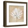 Tan and White-Sarah Parker-Framed Art Print