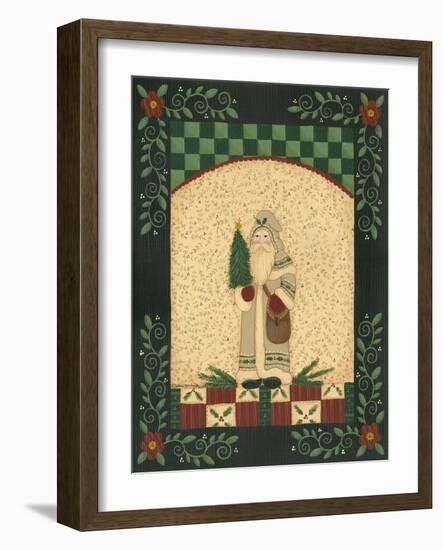 Tan Antique Santa-Debbie McMaster-Framed Giclee Print