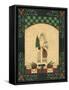 Tan Antique Santa-Debbie McMaster-Framed Stretched Canvas