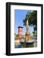 Tan Beng Swee Clocktower and Fountain-Nico Tondini-Framed Photographic Print