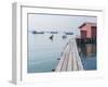 Tan clan jetty, Penang, Malaysia, Southeast Asia, Asia-Melissa Kuhnell-Framed Photographic Print