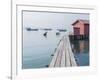 Tan clan jetty, Penang, Malaysia, Southeast Asia, Asia-Melissa Kuhnell-Framed Photographic Print