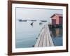 Tan clan jetty, Penang, Malaysia, Southeast Asia, Asia-Melissa Kuhnell-Framed Photographic Print