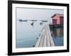 Tan clan jetty, Penang, Malaysia, Southeast Asia, Asia-Melissa Kuhnell-Framed Photographic Print