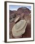 Tan Sandstone Boulder Among Red Rocks, Carson National Forest, New Mexico-James Hager-Framed Photographic Print