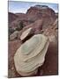 Tan Sandstone Boulder Among Red Rocks, Carson National Forest, New Mexico-James Hager-Mounted Photographic Print