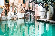 Venice, Italy, Canal and Historic Tenements-tan4ikk-Photographic Print