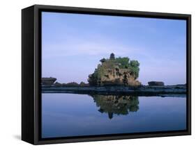 Tanah Lot, 15th Century Hindu Temple, Edge of the, Island of Bali, Indonesia-Bruno Barbier-Framed Stretched Canvas