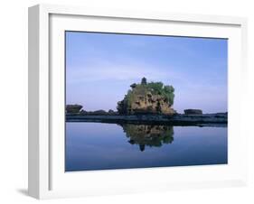 Tanah Lot, 15th Century Hindu Temple, Edge of the, Island of Bali, Indonesia-Bruno Barbier-Framed Photographic Print