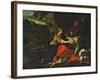 Tancred and Erminia, C.1640-45-Pietro da Cortona-Framed Giclee Print