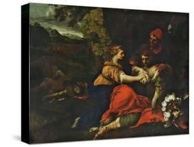 Tancred and Erminia, C.1640-45-Pietro da Cortona-Stretched Canvas