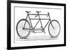 Tandem Bicycle, c1900-null-Framed Giclee Print