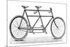 Tandem Bicycle, c1900-null-Mounted Giclee Print