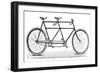 Tandem Bicycle, c1900-null-Framed Giclee Print
