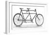 Tandem Bicycle, c1900-null-Framed Giclee Print