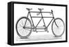 Tandem Bicycle, c1900-null-Framed Stretched Canvas