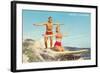 Tandem Surfing, Ventura-null-Framed Art Print