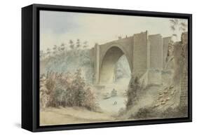 Tanfield Arch-Robert Johnson-Framed Stretched Canvas